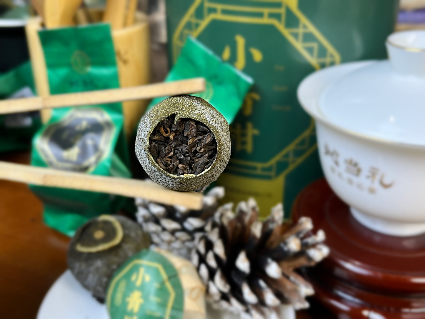 6、小青柑-プーアル茶(熟茶)