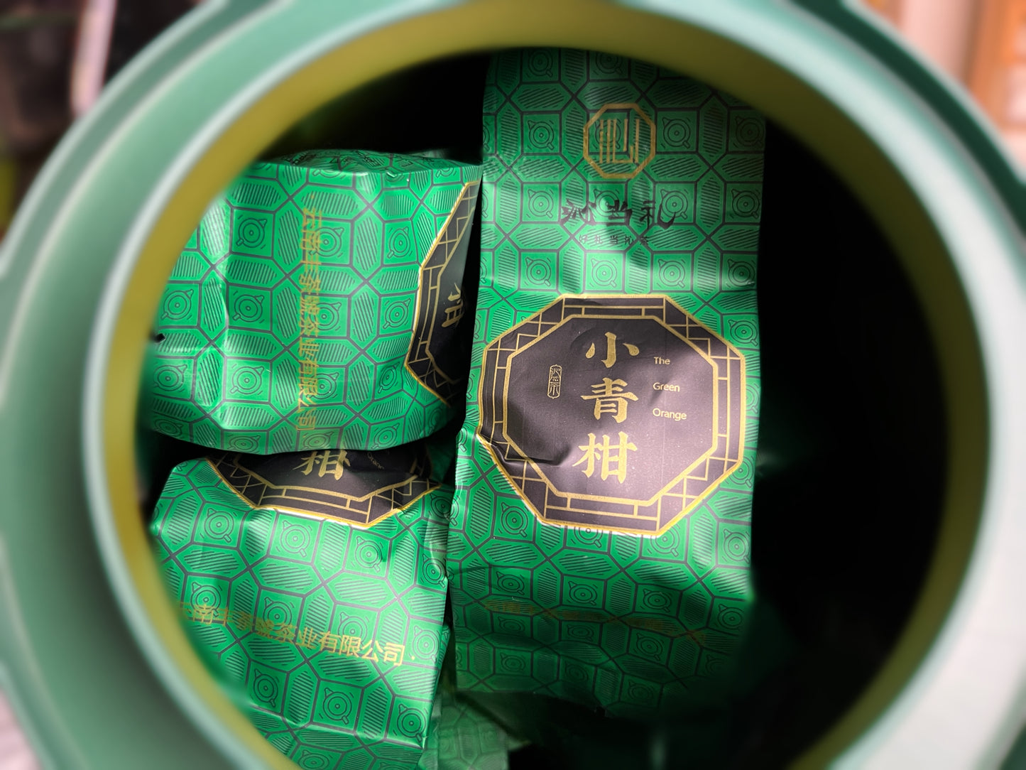 6、小青柑-プーアル茶（熟茶）