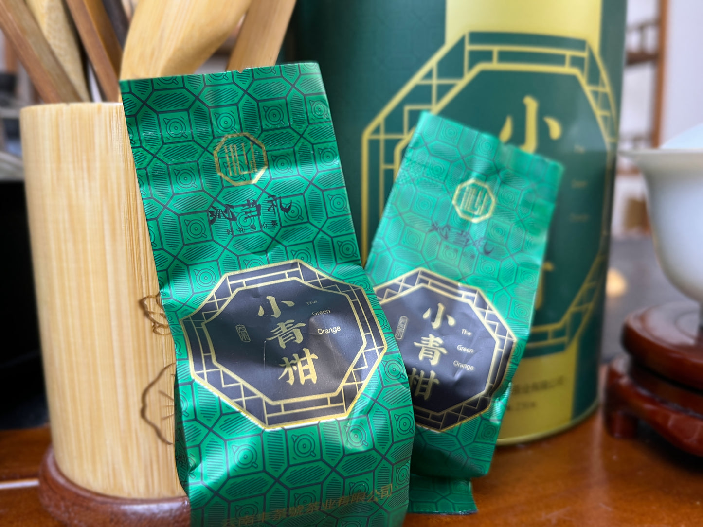6、小青柑-プーアル茶（熟茶）
